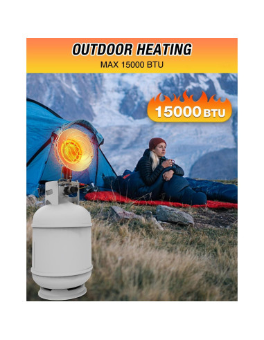 Calentador de Propano QIOMALA 15000 BTU Portátil para Exterior
