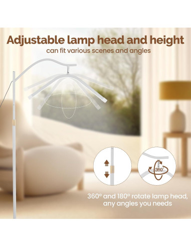 Lámpara LED de Pestañas Yesibeike con Luz Roja Ajustable