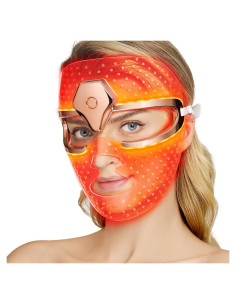 Máscara de Terapia de Luz Roja Inalámbrica NEWKEY MJ-06 10 Minutos