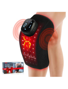 Faja de Terapia de Luz Roja Comfytemp para Rodilla Inalámbrica