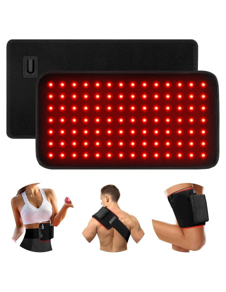 Cinturón Terapia Luz Roja USUIE 660nm Alivio Dolor Muscular Cinturón Terapia Luz Roja USUIE 660nm Alivio Dolor Muscular