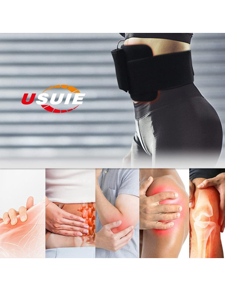 Cinturón Terapia Luz Roja USUIE 660nm Alivio Dolor Muscular Cinturón Terapia Luz Roja USUIE 660nm Alivio Dolor Muscular
