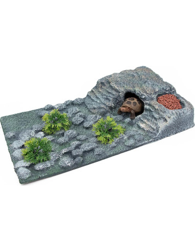 Kit Completo de Decoración Acuática para Tortugas AQUA KT