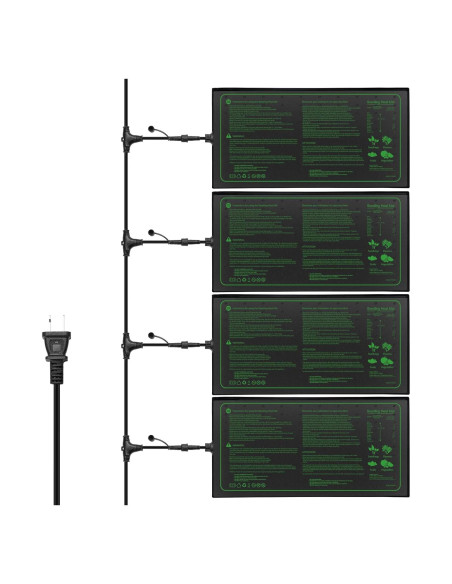 Almohadilla Térmica Seedfactor 4 Pack para Plántulas 25.4x50.8cm Almohadilla Térmica Seedfactor 4 Pack para Plántulas 25.4x50.8cm