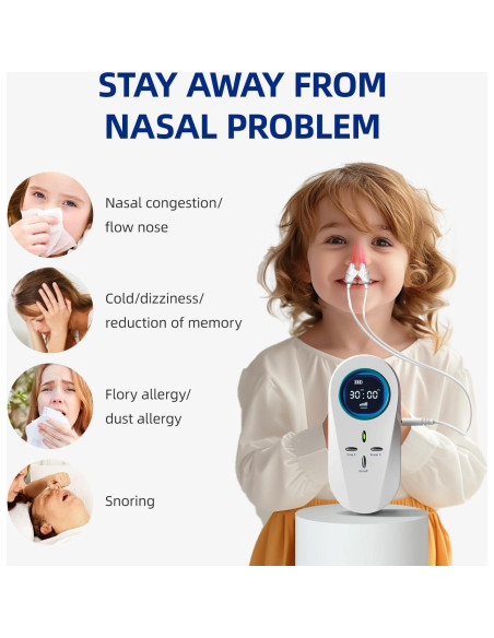 Terapia de Luz Roja Nasal LASTHEKEO GD004 Portátil Terapia de Luz Roja Nasal LASTHEKEO GD004 Portátil