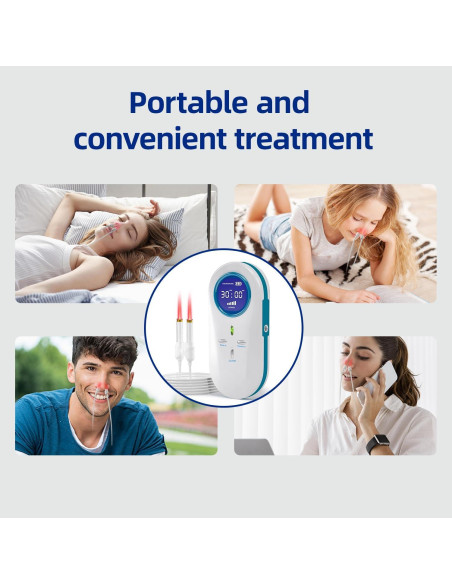 Terapia de Luz Roja Nasal LASTHEKEO GD004 Portátil Terapia de Luz Roja Nasal LASTHEKEO GD004 Portátil
