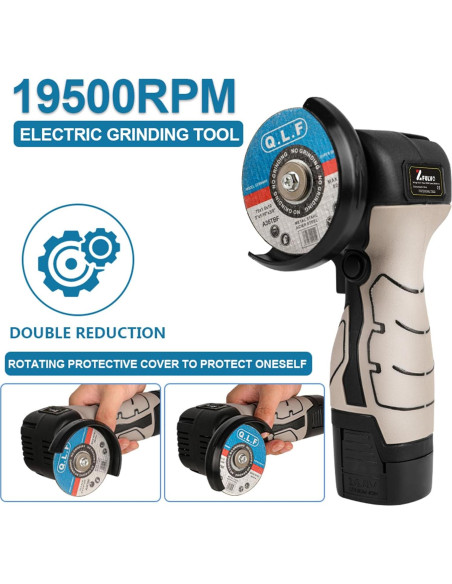 Amoladora Angular Inalámbrica ZFULVO Mini 16.8V 19500RPM Amoladora Angular Inalámbrica ZFULVO Mini 16.8V 19500RPM