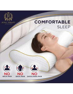 Almohada Cervical Viscoelástica Royal Therapy Reina 60x35cm 2
