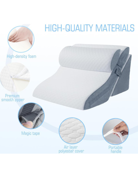 Almohada en Cuña Foamalusion 3 Piezas Ajustable 60 cm Almohada en Cuña Foamalusion 3 Piezas Ajustable 60 cm