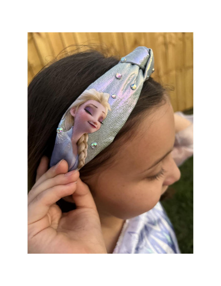 Diadema Disney Frozen 2 Elsa LUV HER con Nudo y Diamante Diadema Disney Frozen 2 Elsa LUV HER con Nudo y Diamante