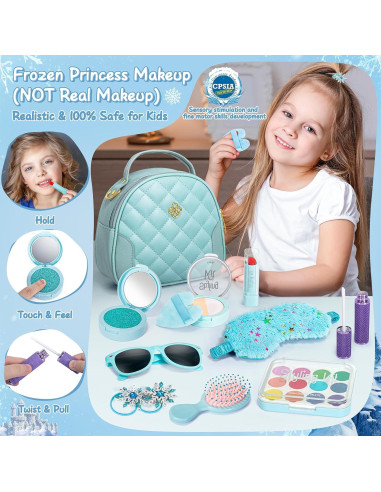 Bolso Juguete Princesa Frozen Hohosunlar 48 Accesorios