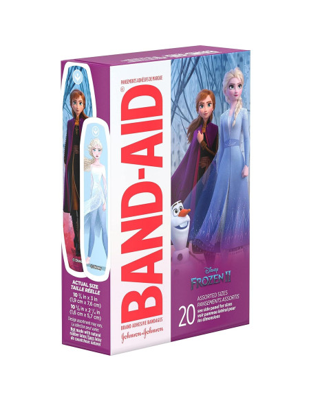 Curitas Adhesivas Band-Aid Disney Frozen 20 Piezas Curitas Adhesivas Band-Aid Disney Frozen 20 Piezas