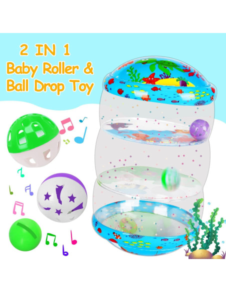 Juguete Inflable Rodante para Bebés Thremhoo 40 cm Juguete Inflable Rodante para Bebés Thremhoo 40 cm