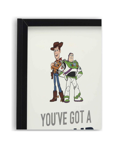 Decoración de Pared Enmarcada Disney Pixar Toy Story 31x45cm