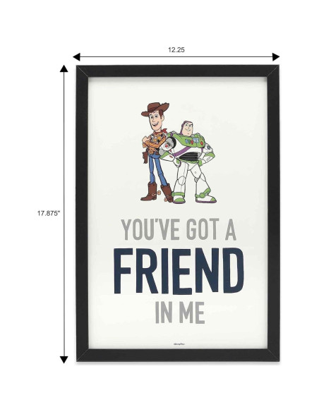 Decoración de Pared Enmarcada Disney Pixar Toy Story 31x45cm Decoración de Pared Enmarcada Disney Pixar Toy Story 31x45cm