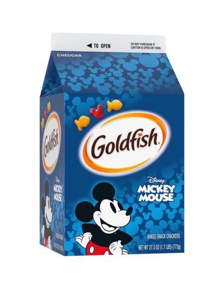 Galletas de Queso Cheddar Goldfish Disney Mickey 27.3 oz Galletas de Queso Cheddar Goldfish Disney Mickey 27.3 oz