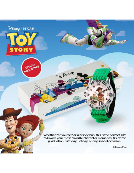 Reloj Analógico Infantil Disney Toy Story 32mm Nylon Verde Reloj Analógico Infantil Disney Toy Story 32mm Nylon Verde