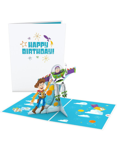 Tarjeta Pop-Up Cumpleaños Lovepop Toy Story 3D 18x13 cm