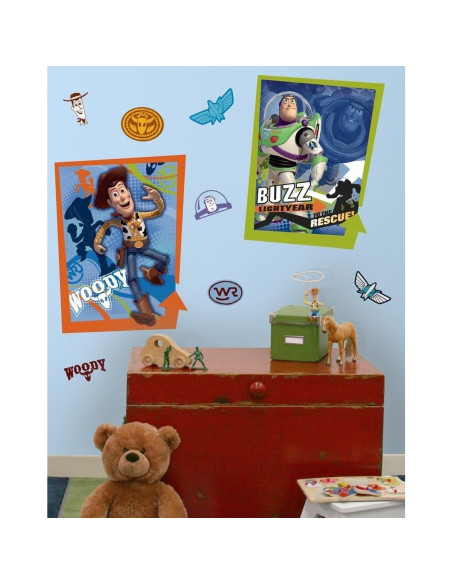 Calcomanías de Pared RoomMates Toy Story 3 Brillantes Calcomanías de Pared RoomMates Toy Story 3 Brillantes