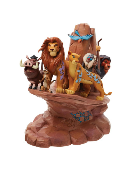 Figurita Roca del Orgullo Simba Disney Enesco 23 cm Resina Figurita Roca del Orgullo Simba Disney Enesco 23 cm Resina