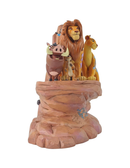 Figurita Roca del Orgullo Simba Disney Enesco 23 cm Resina Figurita Roca del Orgullo Simba Disney Enesco 23 cm Resina