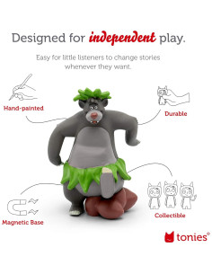 Figurita Audio Tonies Baloo El Libro de la Selva 24 min 2