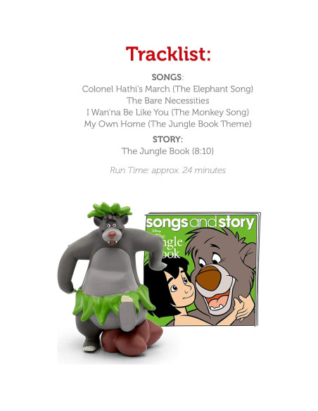 Figurita Audio Tonies Baloo El Libro de la Selva 24 min Figurita Audio Tonies Baloo El Libro de la Selva 24 min
