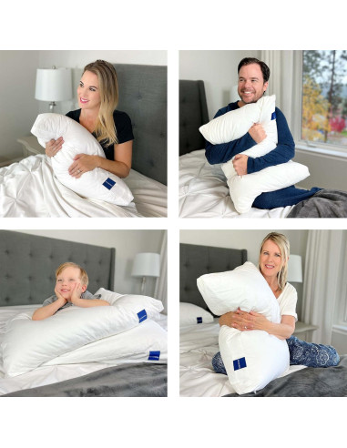 Almohadas King ACCURATEX Híbridas Espuma Viscoelástica 2 Pzas