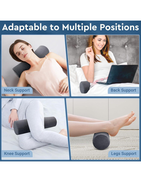 Almohada Cervical SereneCloud Cilíndrica 44,2x10,2cm Almohada Cervical SereneCloud Cilíndrica 44,2x10,2cm