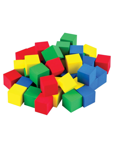 Cubos de Espuma Multicolor 40 Piezas - Recursos Creados por Maestros Cubos de Espuma Multicolor 40 Piezas - Recursos Creados por Maestros