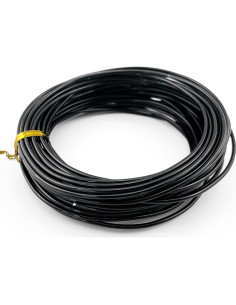 Alambre de Aluminio Flexible AEAOA 18 Gauge Negro 10.06m 2
