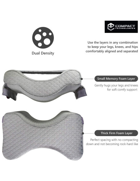 Almohada separadora de rodillas CT Compact 3 niveles espuma Almohada separadora de rodillas CT Compact 3 niveles espuma