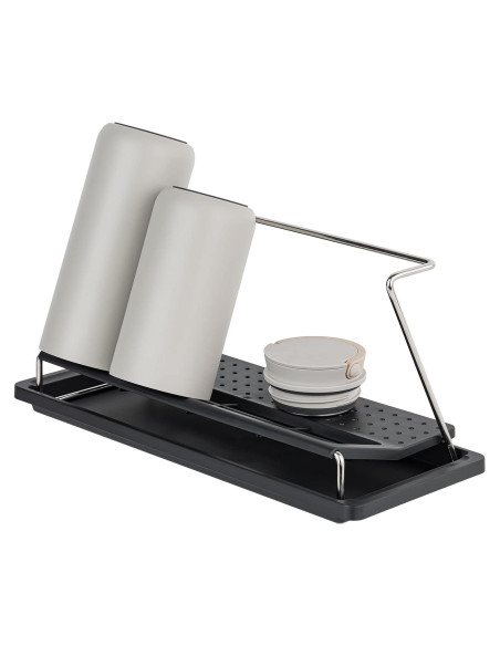 Soporte para Secar Botellas Carrotez - Negro, Polipropileno Soporte para Secar Botellas Carrotez - Negro, Polipropileno