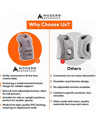 Almohada de Viaje Inflable Modern Advantage API 2.0 Gris