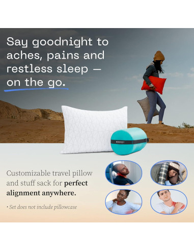 Almohada de Viaje Coop Home Goods Ajustable 48x36 cm