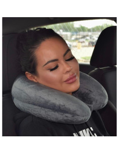 Almohada de Cuello Microfibra Wolf Essentials Carbón 2