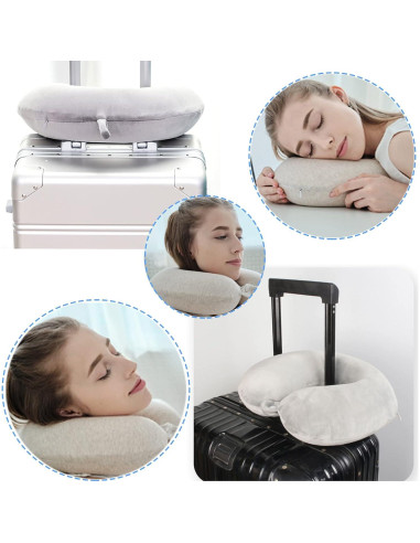 Almohada de Cuello DUANY STORE Espuma de Memoria Café