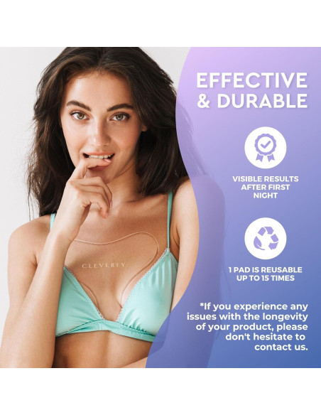 Parches de Silicona para Arrugas en el Escote CLEVERFY - 4 Parches Reutilizables Parches de Silicona para Arrugas en el Escote CLEVERFY - 4 Parches Reutilizables