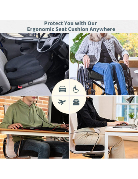 Cojín de Gel Refrigerante KUHNMARVIN para Silla - Alivio Dolor Cojín de Gel Refrigerante KUHNMARVIN para Silla - Alivio Dolor
