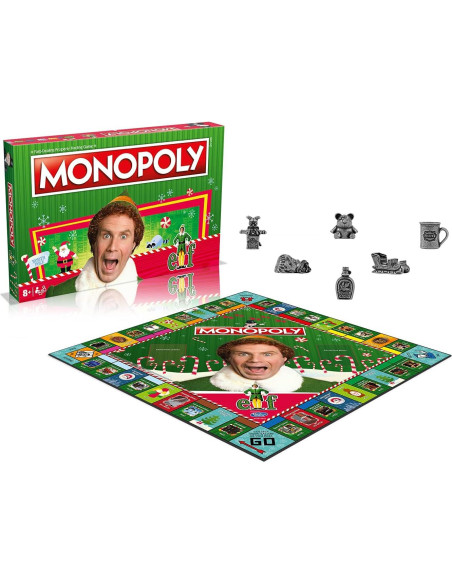 Juego de Mesa Monopoly Elf Winning Moves, 2-6 Jugadores Juego de Mesa Monopoly Elf Winning Moves, 2-6 Jugadores