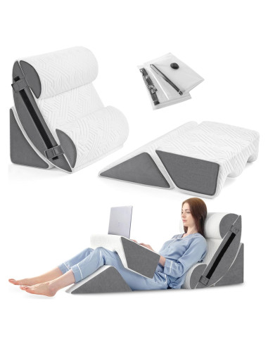 Juego de 6 almohadas ortopédicas Yojoker en cuña - Espuma viscoelástica