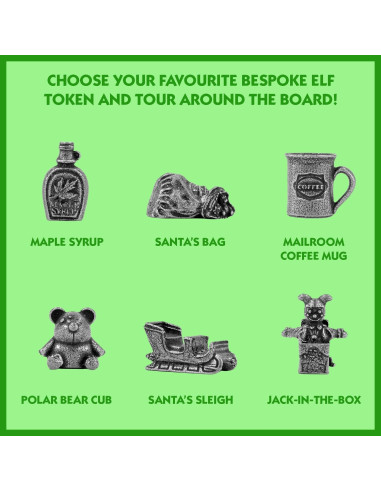 Juego de Mesa Monopoly Elf Winning Moves, 2-6 Jugadores