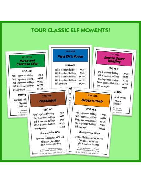 Juego de Mesa Monopoly Elf Winning Moves, 2-6 Jugadores Juego de Mesa Monopoly Elf Winning Moves, 2-6 Jugadores
