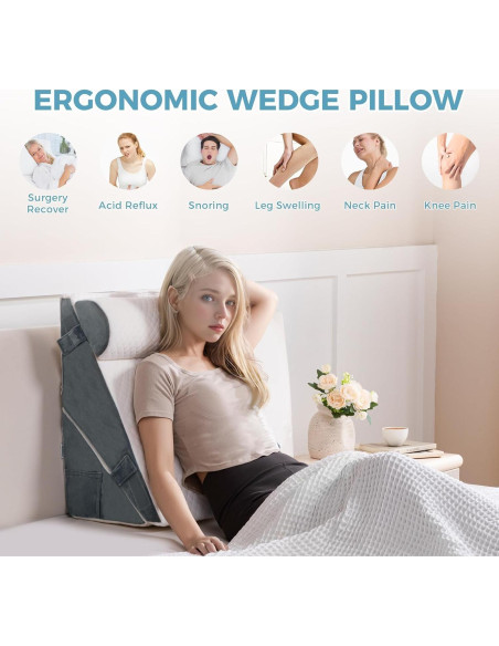 Ganondorf Almohadas Cuña Ortopédicas Ajustables 3 Piezas Ganondorf Almohadas Cuña Ortopédicas Ajustables 3 Piezas
