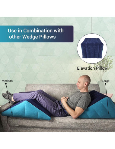 Almohada Elevadora de Piernas M Pain Management Grande