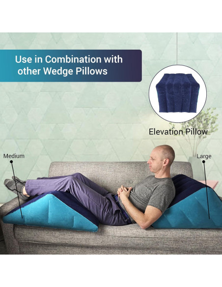 Almohada Elevadora de Piernas M Pain Management Grande Almohada Elevadora de Piernas M Pain Management Grande
