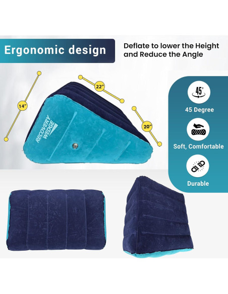 Almohada Elevadora de Piernas M Pain Management Grande Almohada Elevadora de Piernas M Pain Management Grande