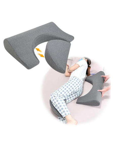 Almohada Cuña Ergonomica KAAMOS para Dormir de Lado Almohada Cuña Ergonomica KAAMOS para Dormir de Lado