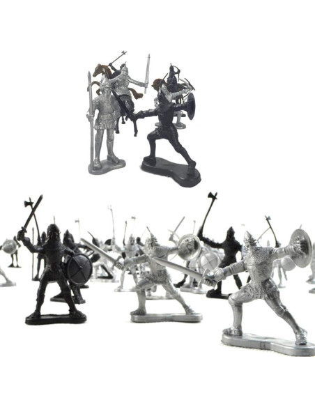42 Piezas Juguetes Caballeros y Caballos Odowalker 42 Piezas Juguetes Caballeros y Caballos Odowalker