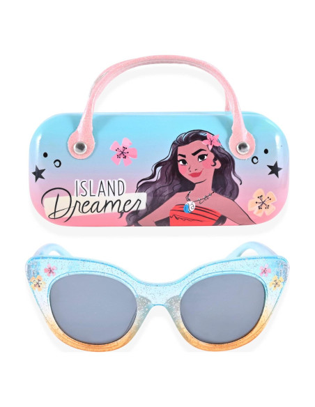 Gafas de sol Disney Moana para niñas con estuche UV Gafas de sol Disney Moana para niñas con estuche UV